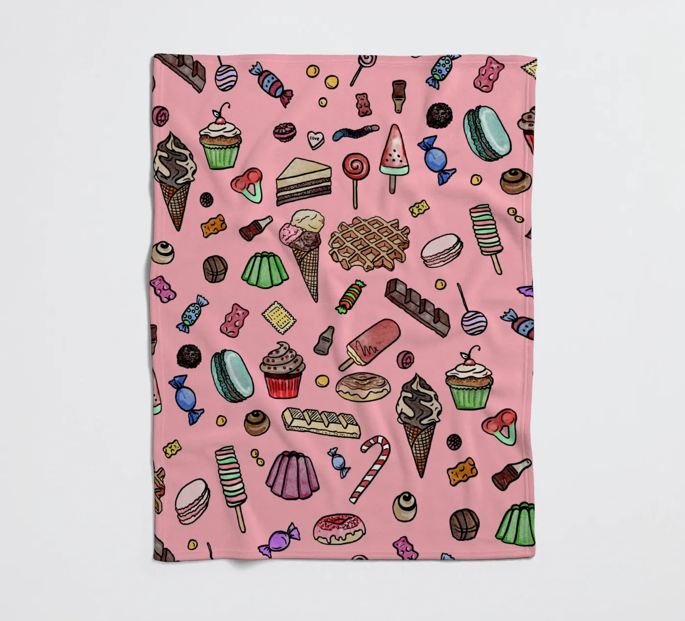 Sweets fleece blanket by miriamkross