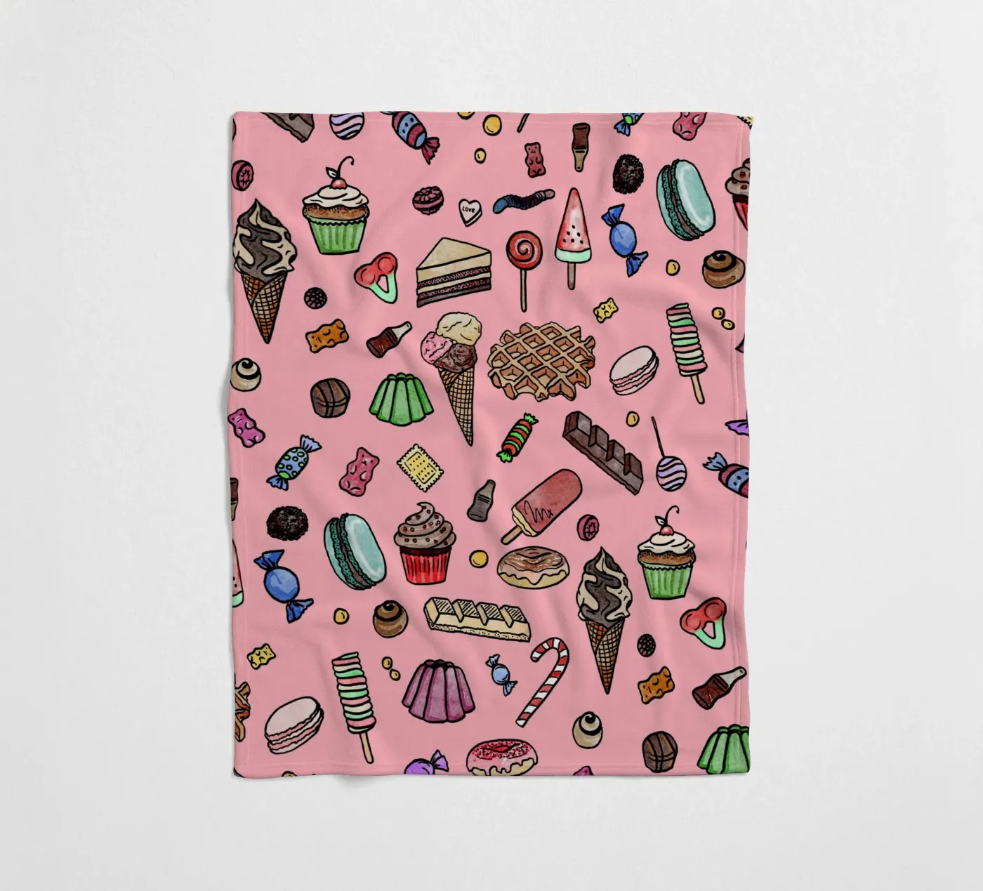 Sweets fleece blanket by miriamkross