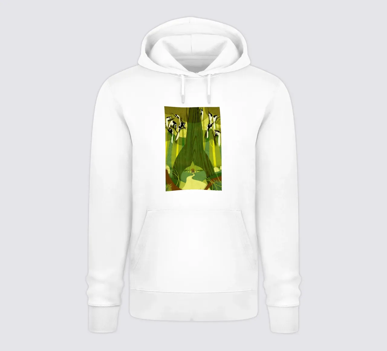 Colobus Monkey felpa con cappuccio da Dieter Braun