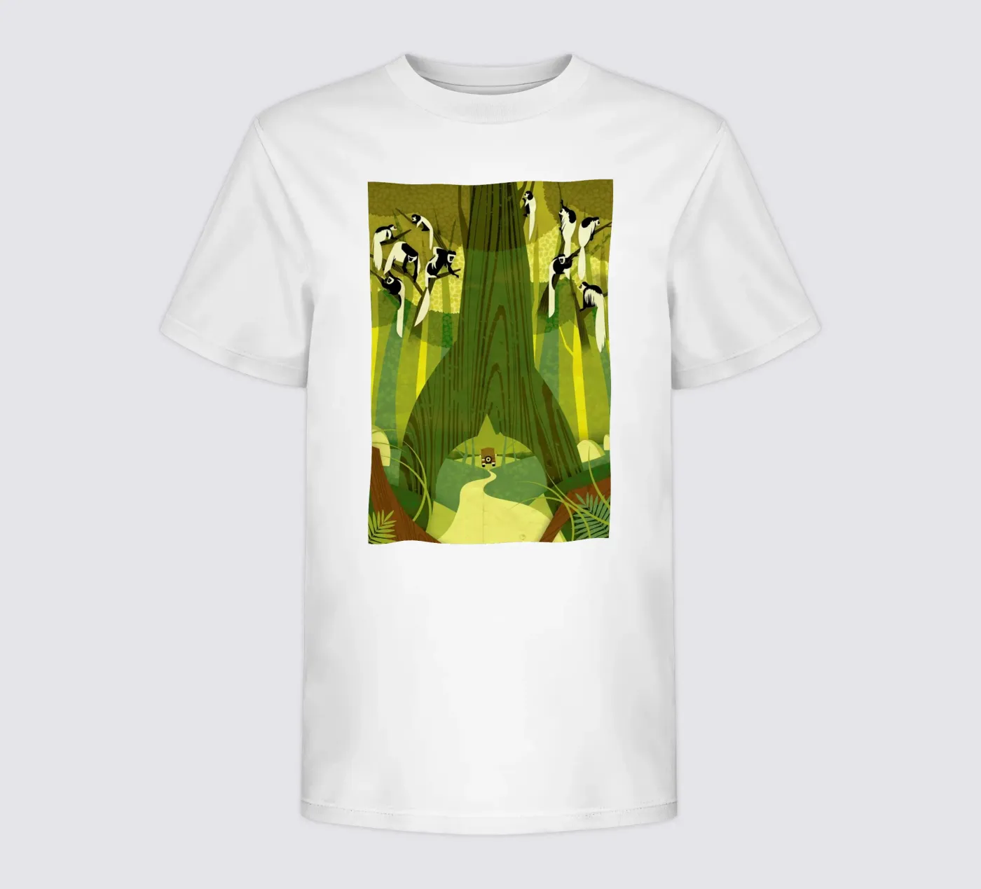 Colobus Monkey kinder t-shirt van Dieter Braun