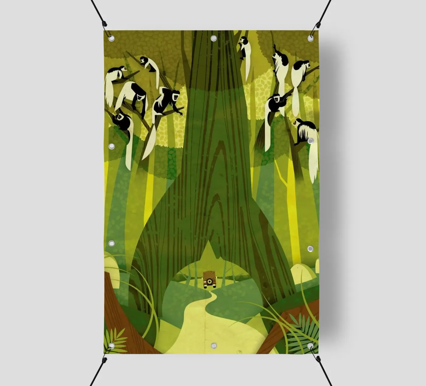 Colobus Monkey telo in pvc da Dieter Braun