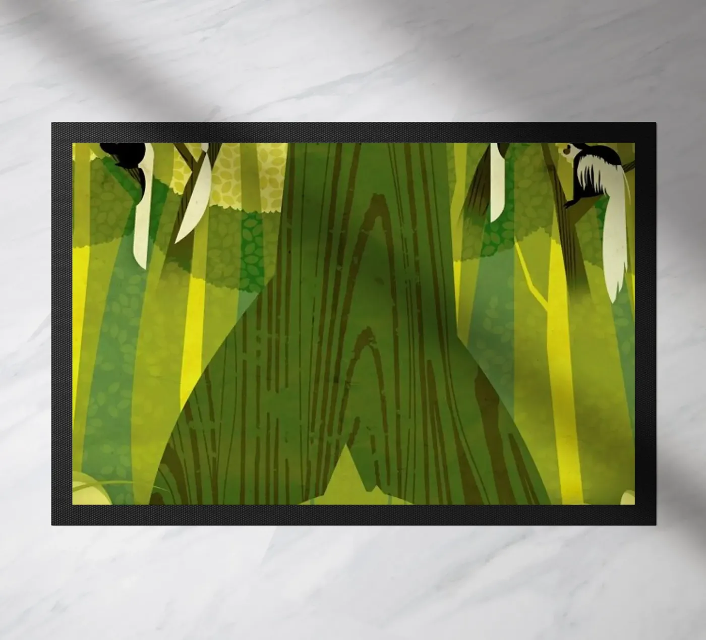 Colobus Monkey doormat by Dieter Braun