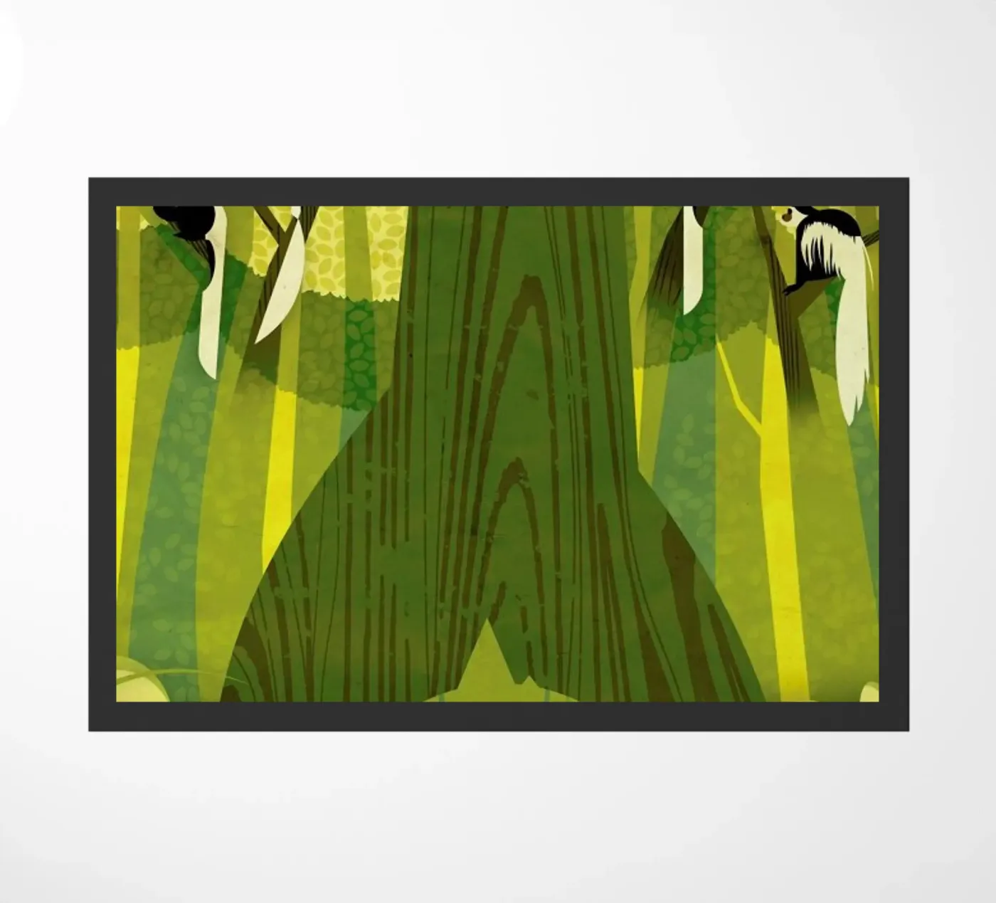 Colobus Monkey doormat by Dieter Braun