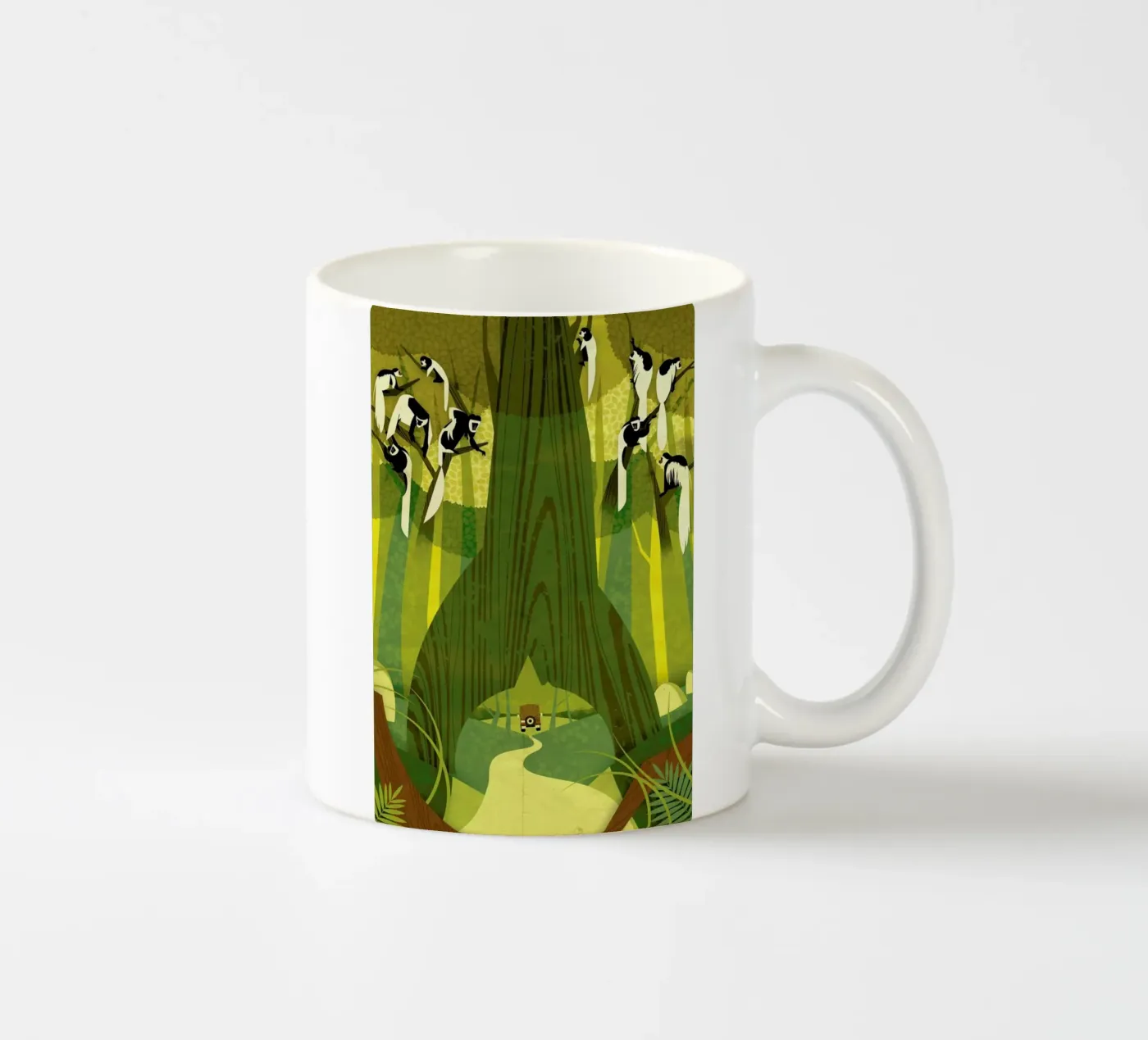 Colobus Monkey mug en céramique de Dieter Braun