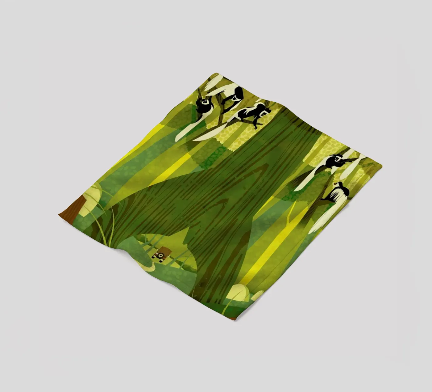 Colobus Monkey Fleecedecke von Dieter Braun