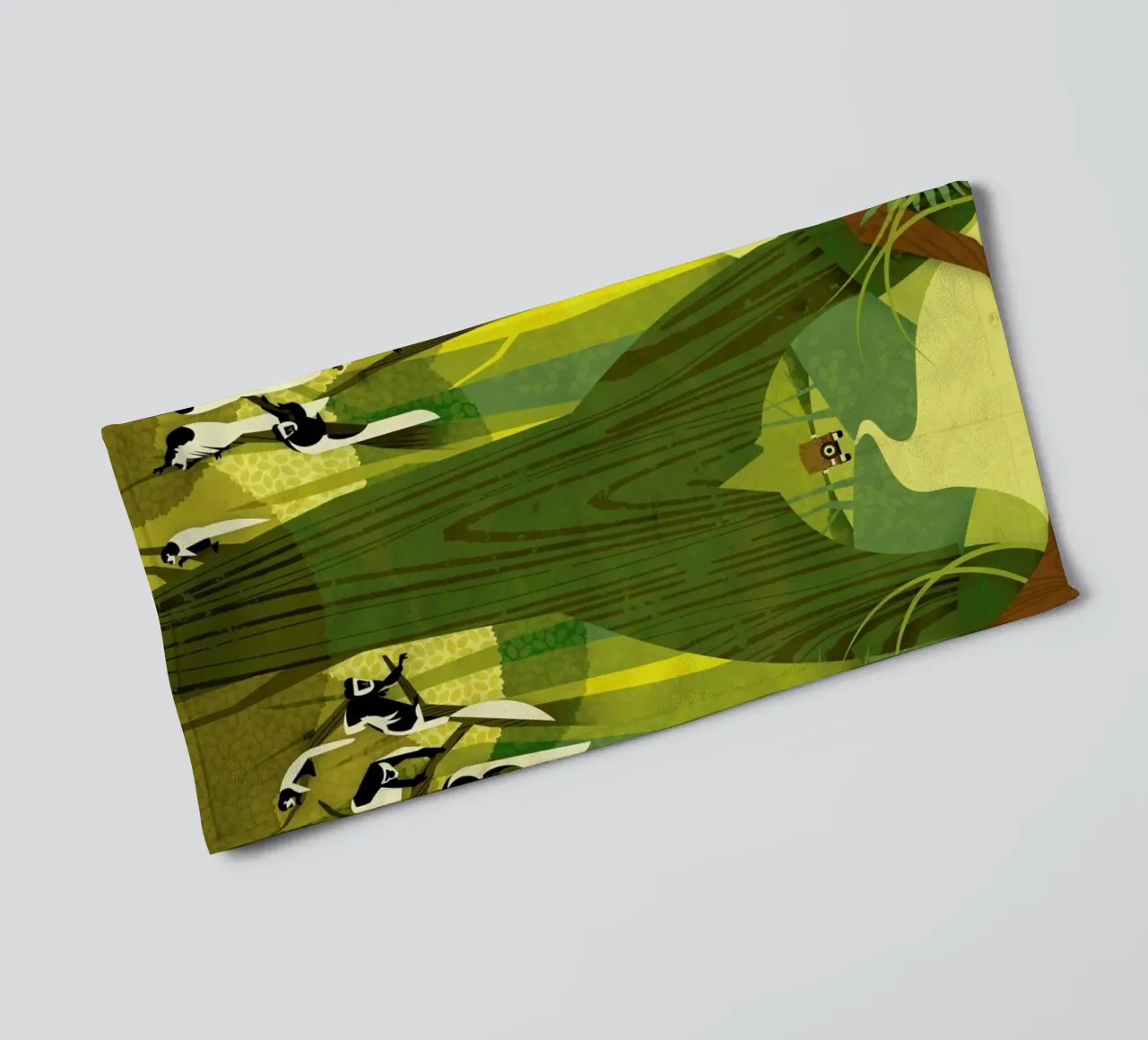 Colobus Monkey towel by Dieter Braun