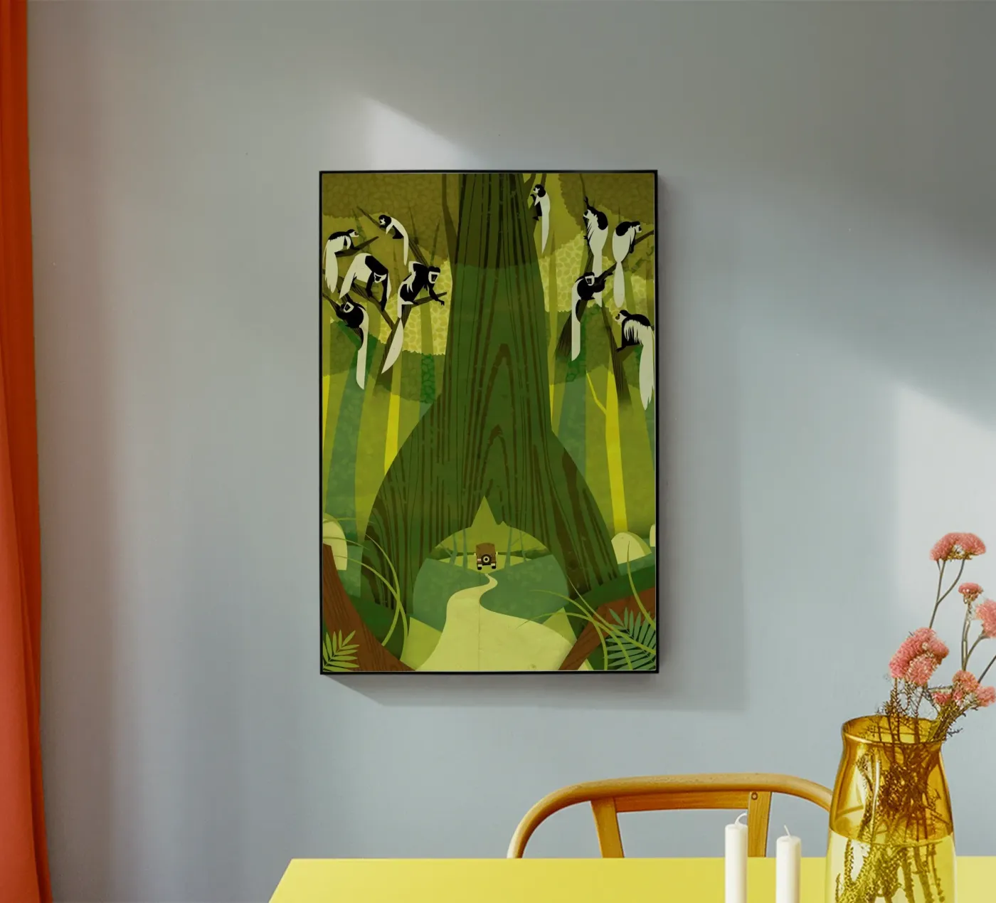 Colobus Monkey plexiglas de Dieter Braun