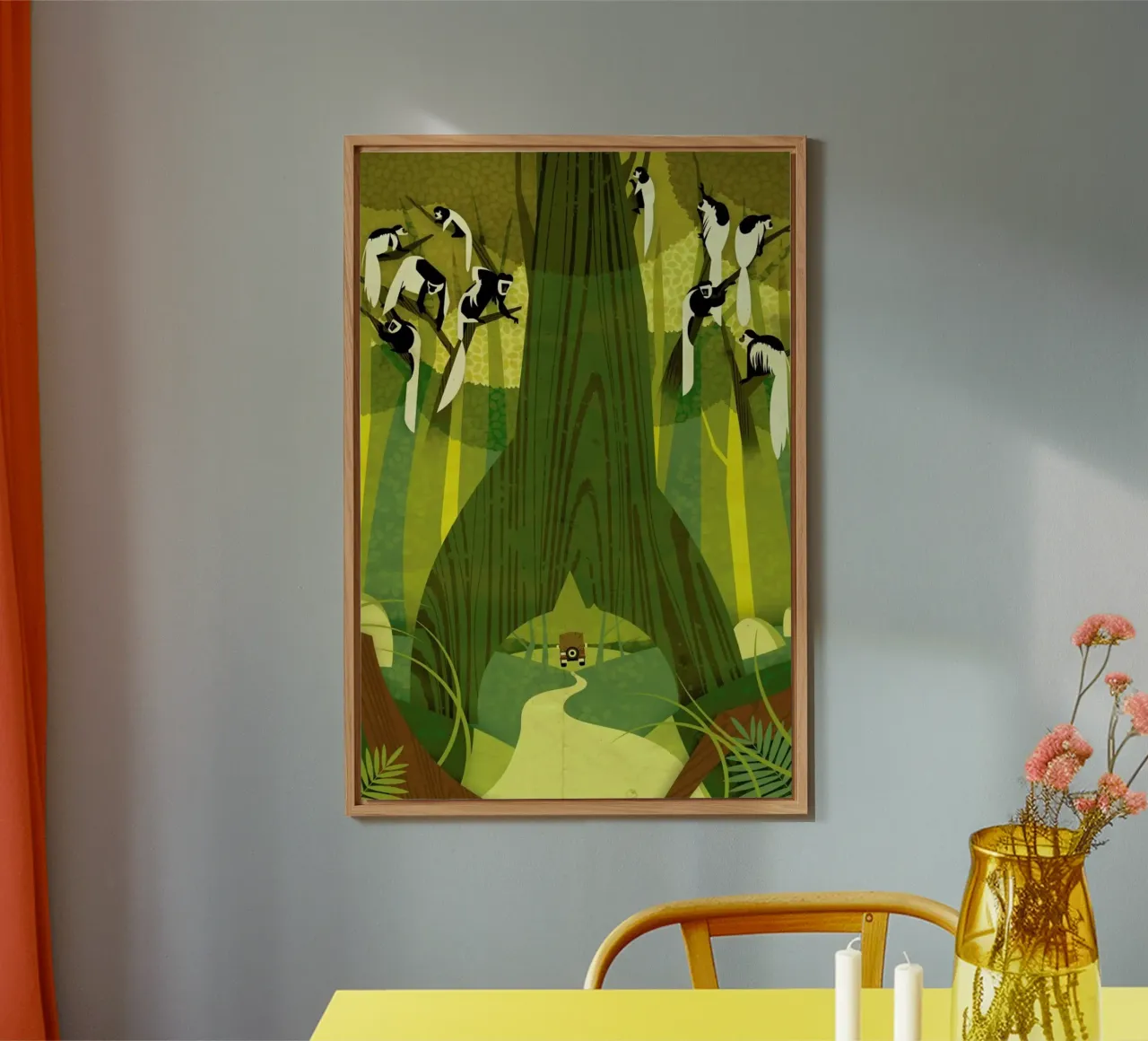 Colobus Monkey pannello forex da Dieter Braun