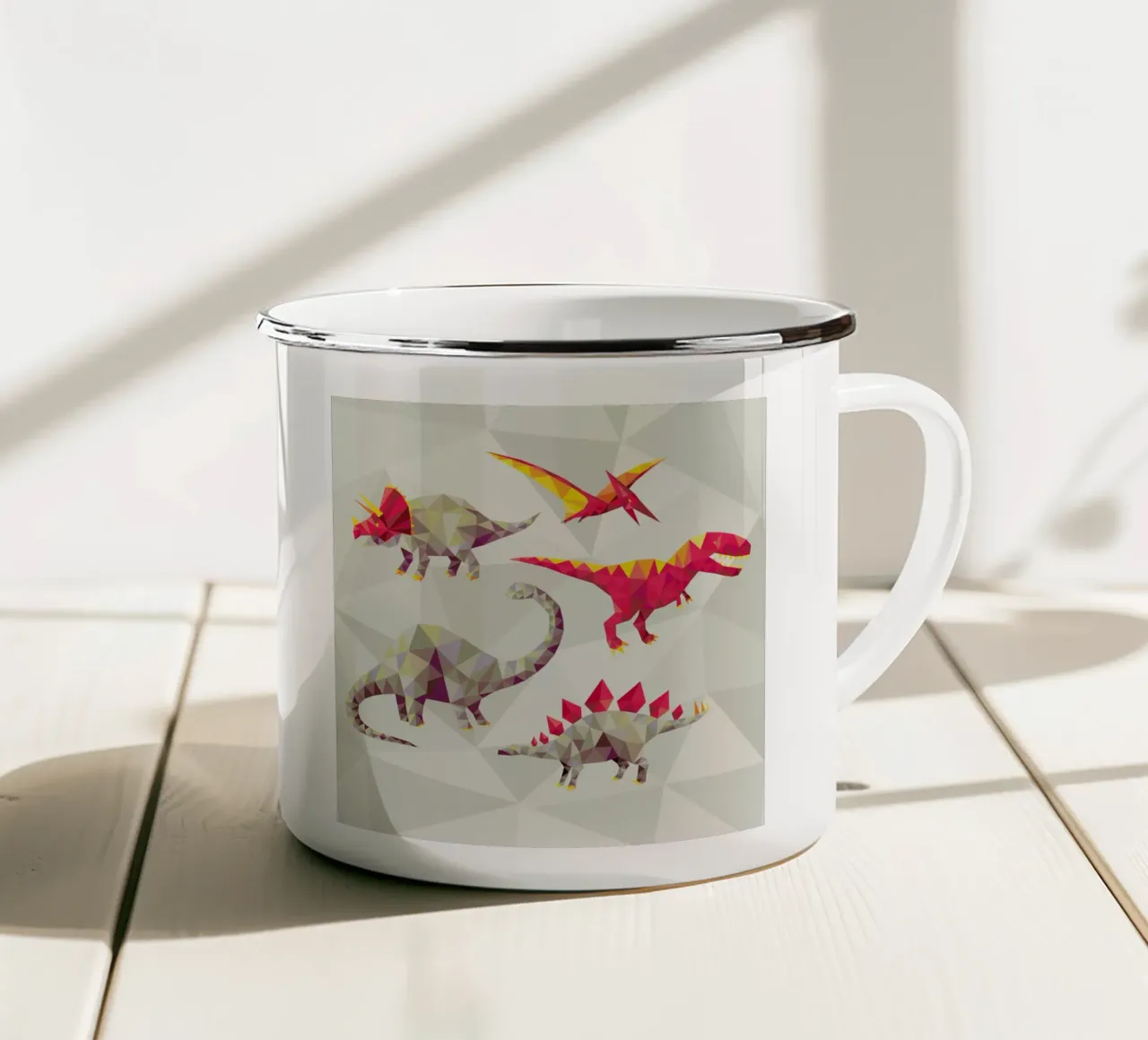 Geo Saurs tazza in smalto da DinoMike