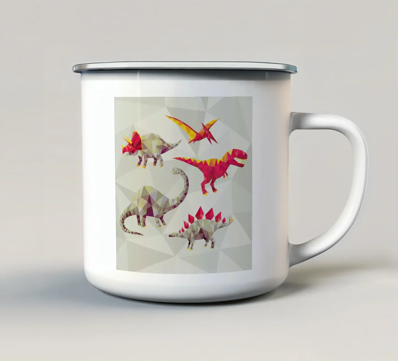 Geo Saurs tazza in smalto da DinoMike