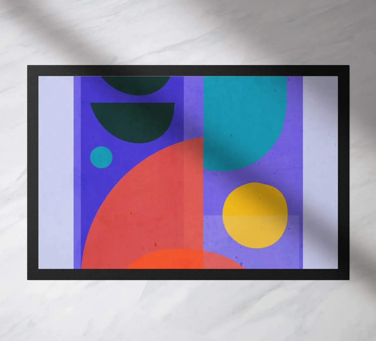 Forme astratte moderne e minimali a1 zerbino da ThingDesign