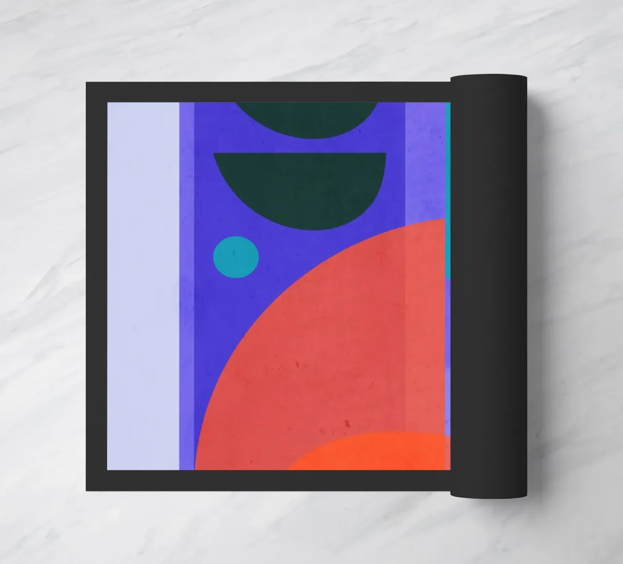 Forme astratte moderne e minimali a1 zerbino da ThingDesign