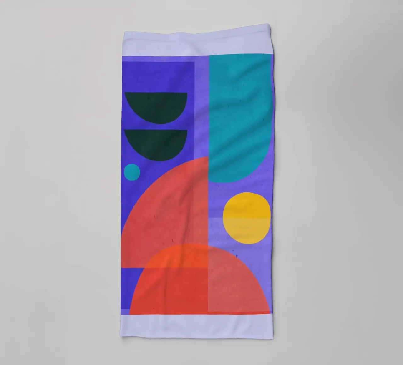 Modern Abstract Minimal Shapes a1 towel by ThingDesign