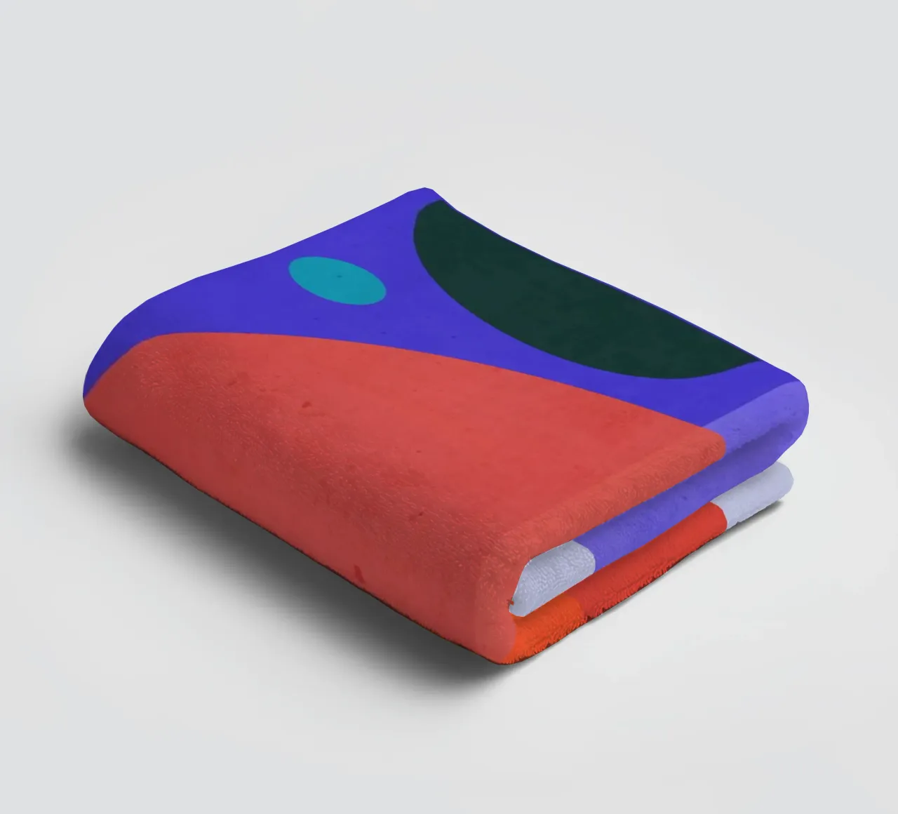 Modern Abstract Minimal Shapes a1 towel by ThingDesign