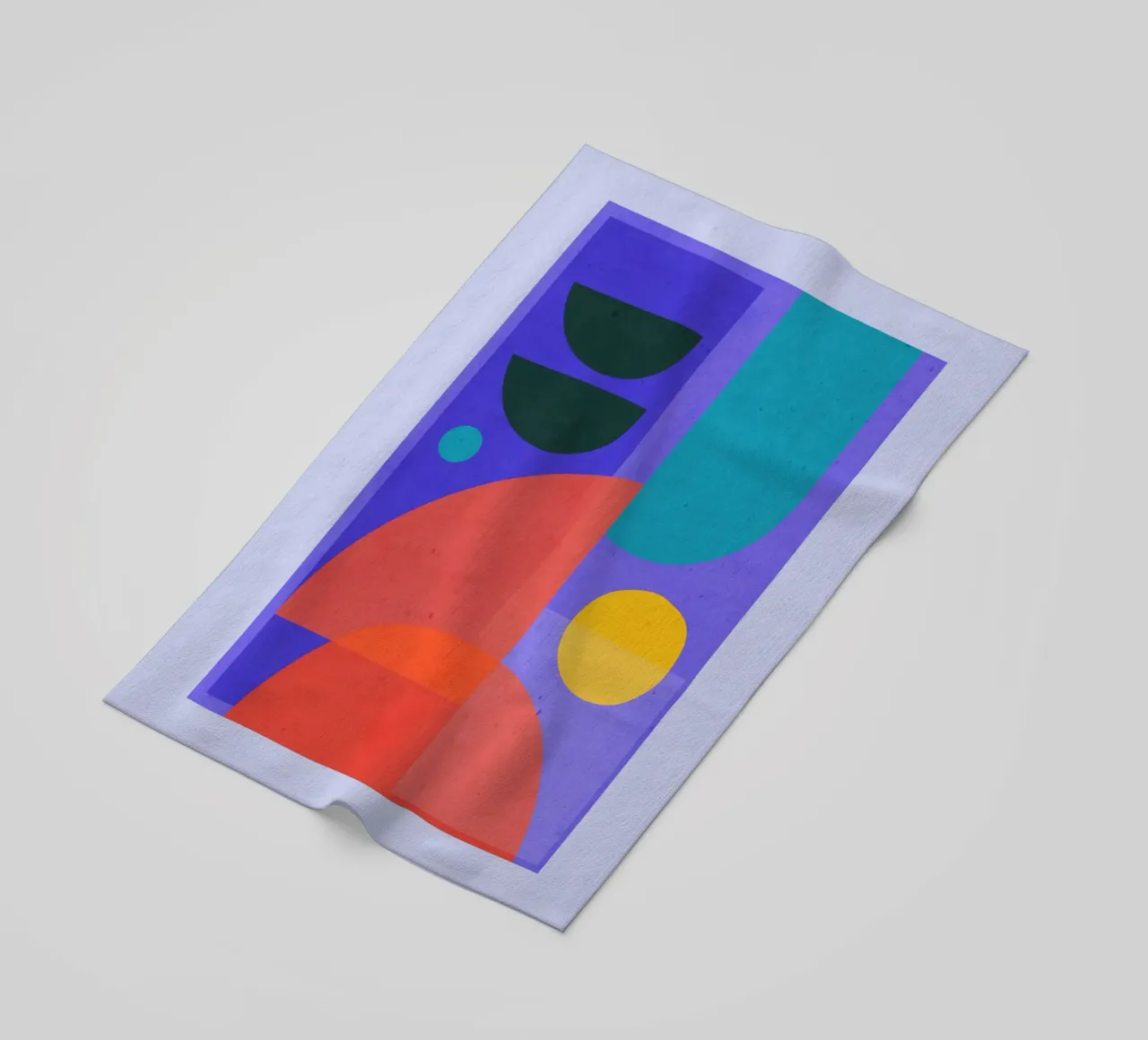 Forme astratte moderne e minimali a1 telo mare da ThingDesign