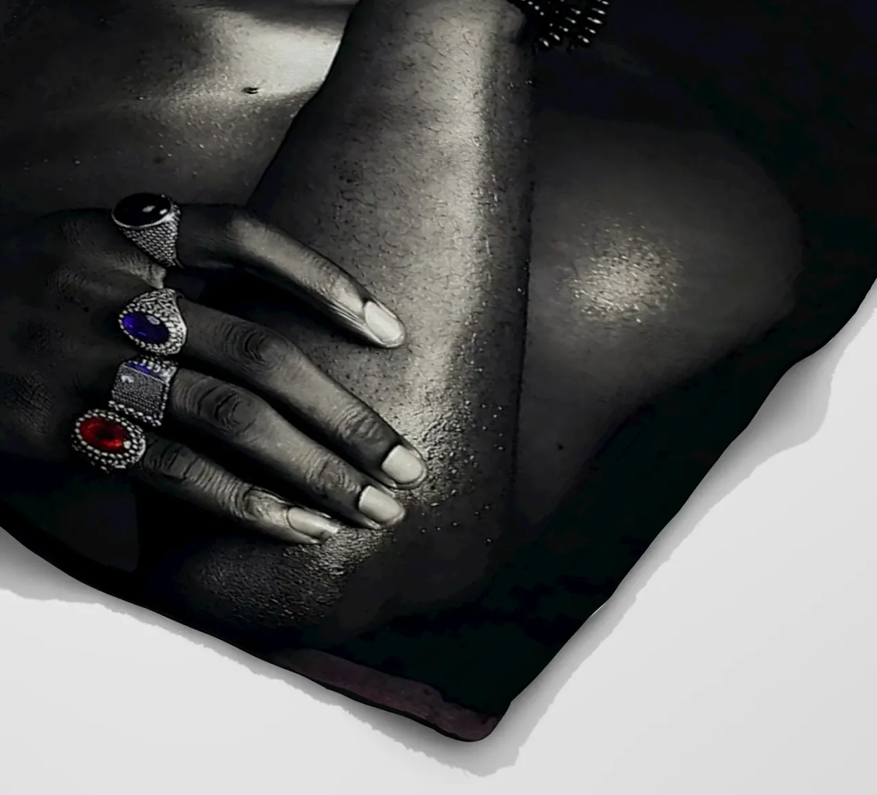 Afro Rhythms fleecedeken van Mathudace Créas