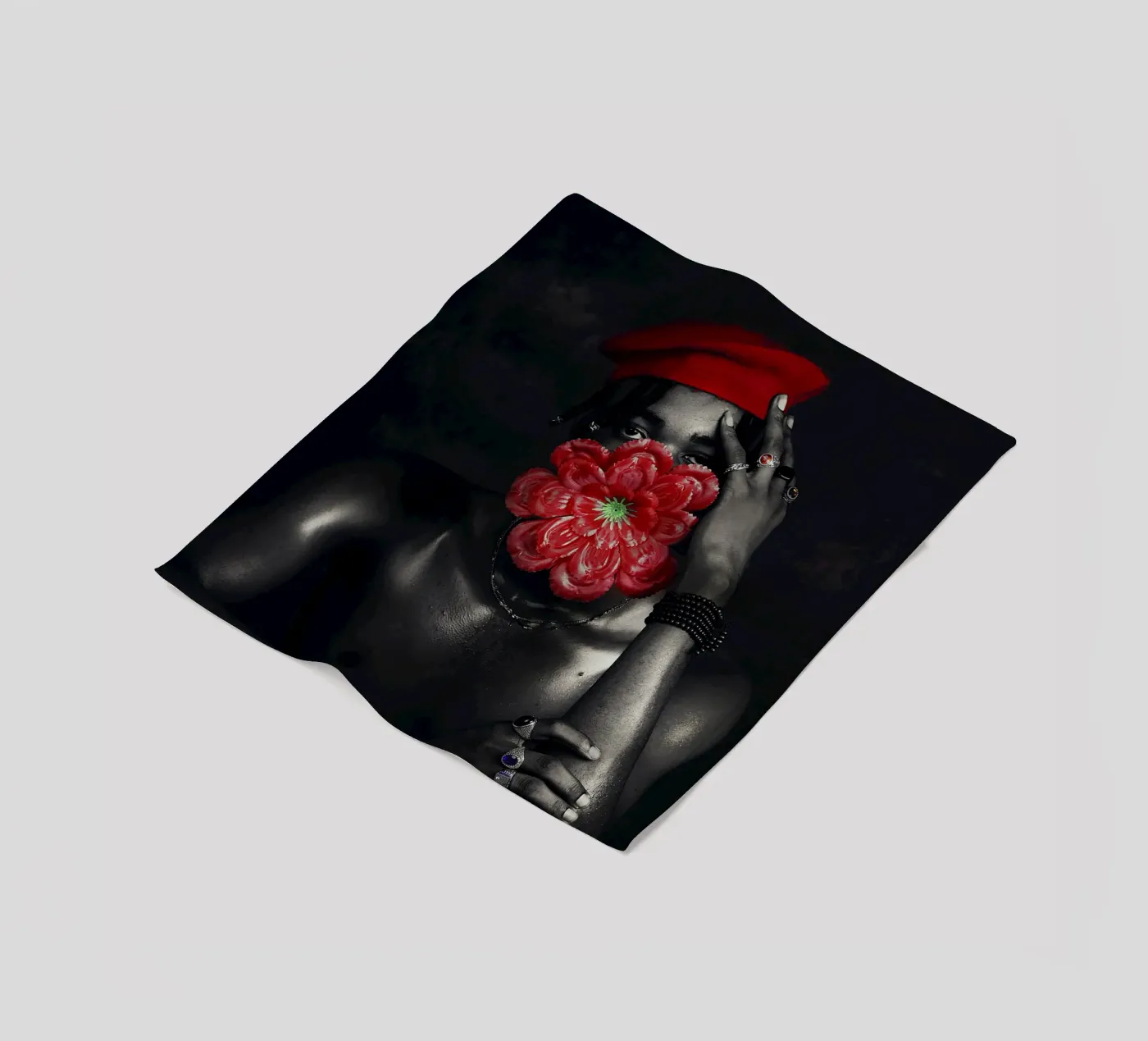 Afro Rhythms fleecedeken van Mathudace Créas