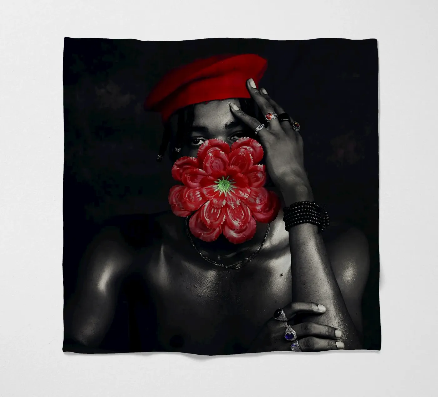 Afro Rhythms fleecedeken van Mathudace Créas