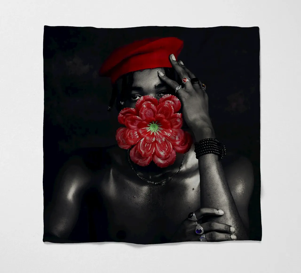 Afro Rhythms fleecedeken van Mathudace Créas