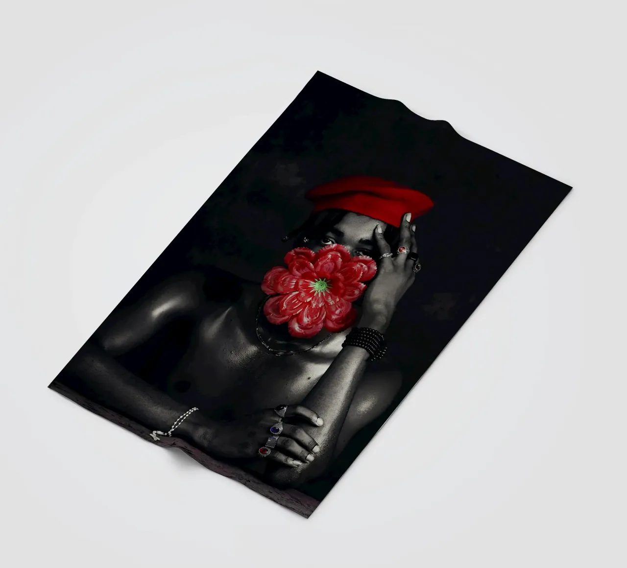 Afro Rhythms fleecedeken van Mathudace Créas