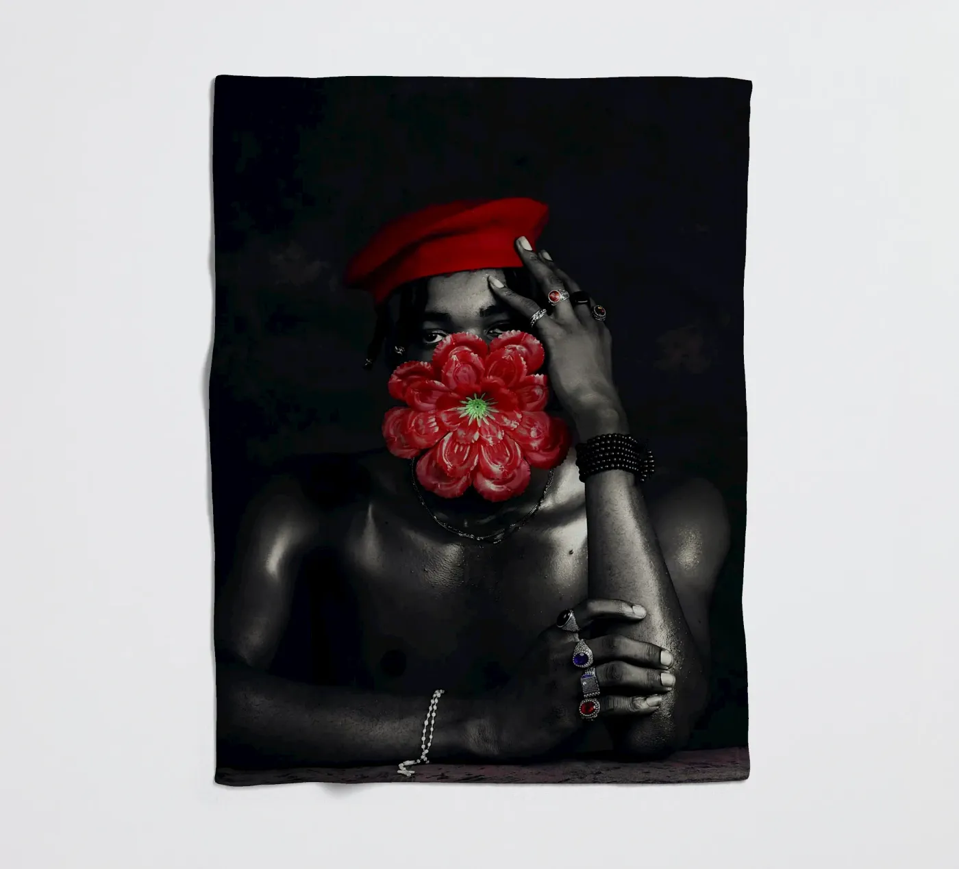 Afro Rhythms fleecedeken van Mathudace Créas