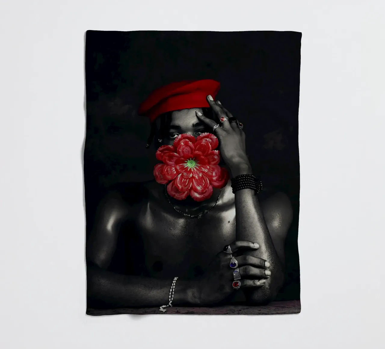 Afro Rhythms fleecedeken van Mathudace Créas