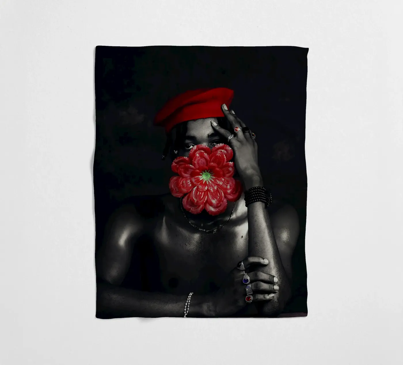 Afro Rhythms fleecedeken van Mathudace Créas