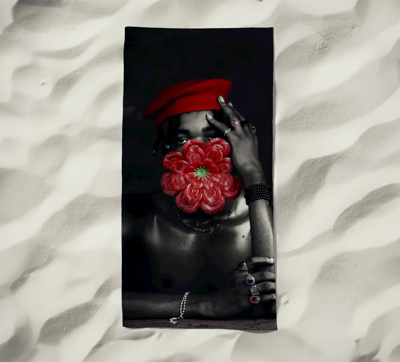 Afro Rhythms telo mare da Mathudace Créas