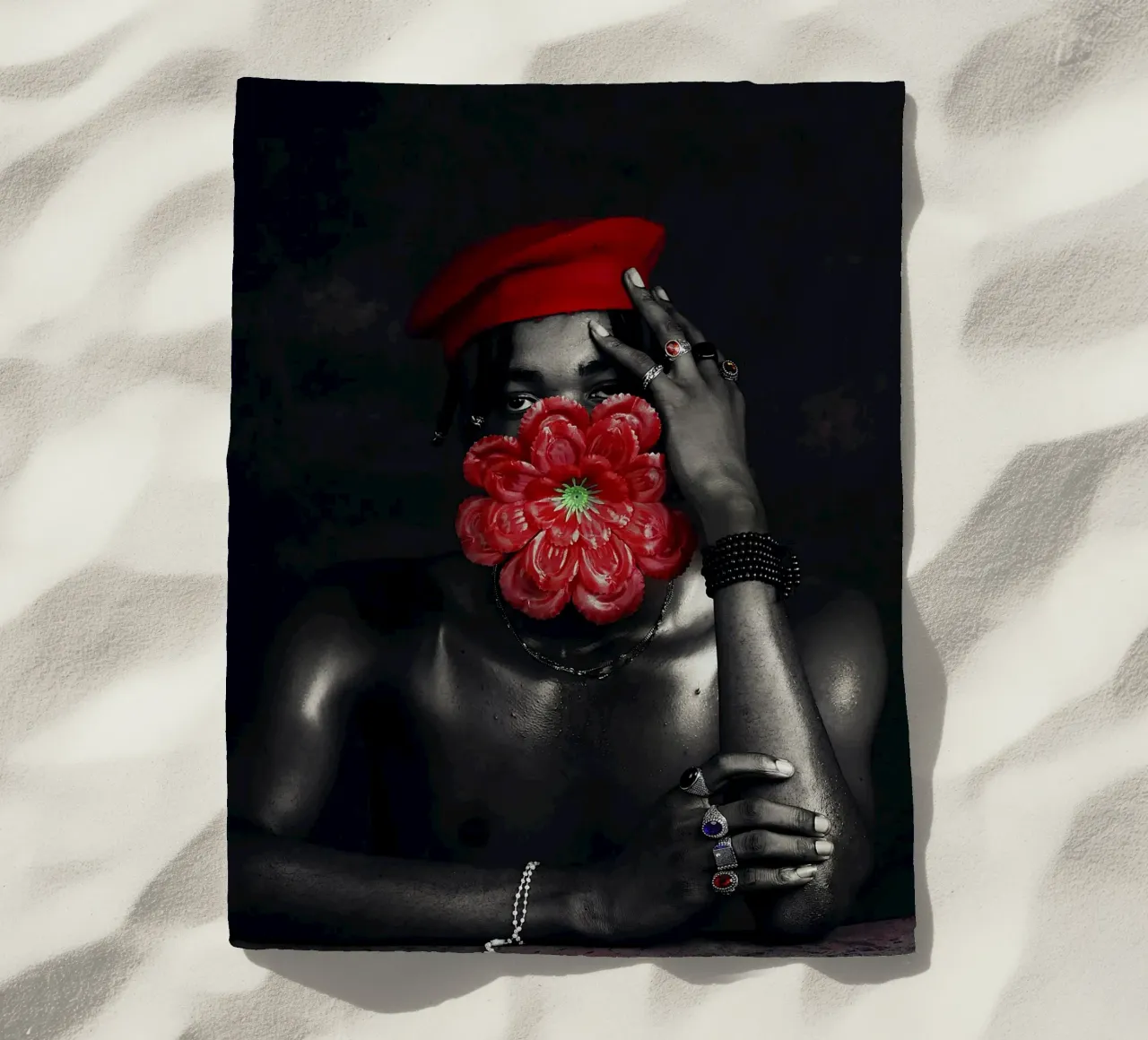 Afro Rhythms telo mare da Mathudace Créas