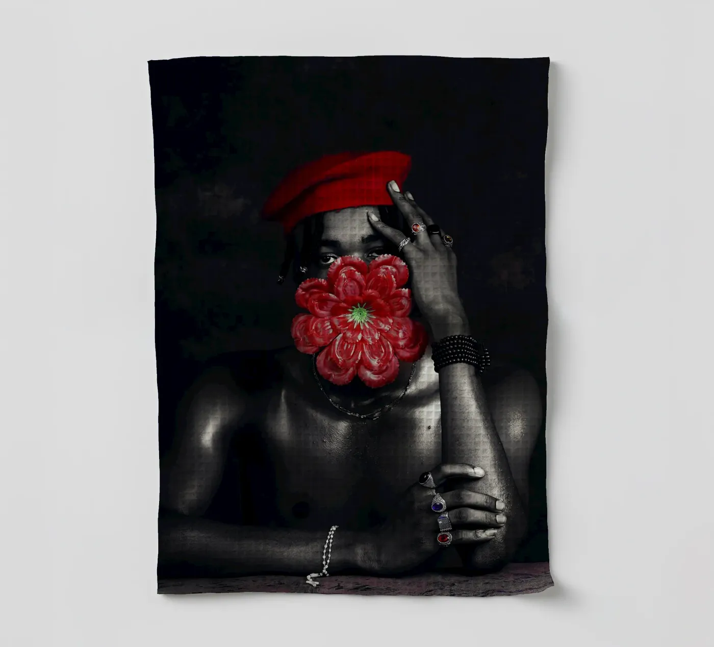 Afro Rhythms torchon de Mathudace Créas