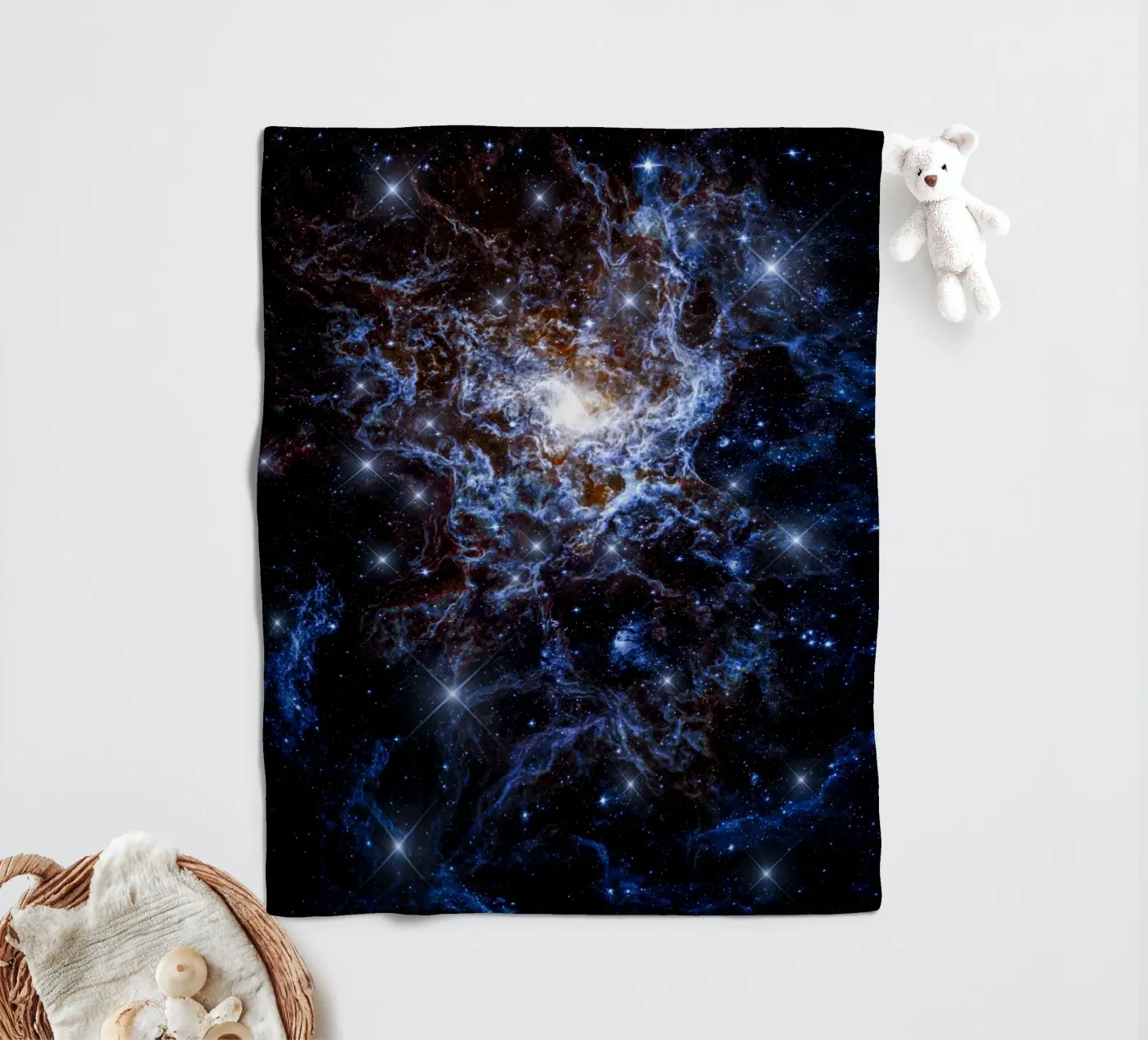 Nebulosity Fleecedecke von Stellar Dream Art