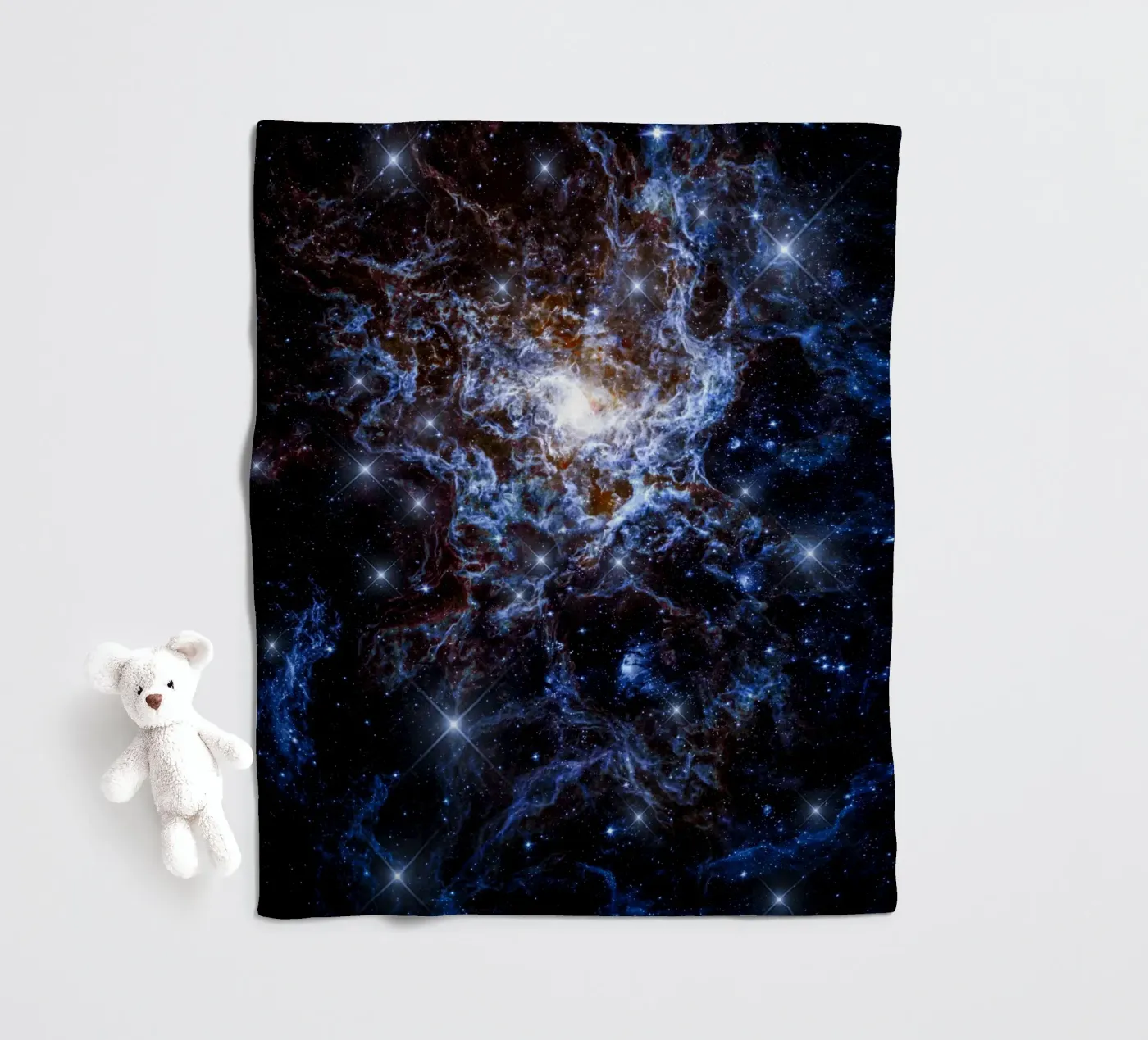 Nebulosity Fleecedecke von Stellar Dream Art
