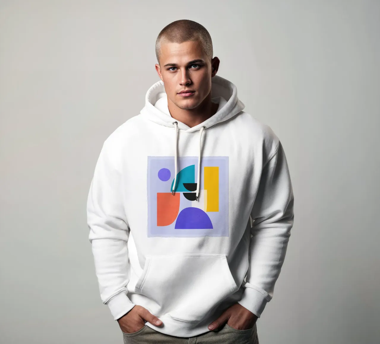 Formas modernas, abstractas y mínimas a2 sudadera con capucha de ThingDesign