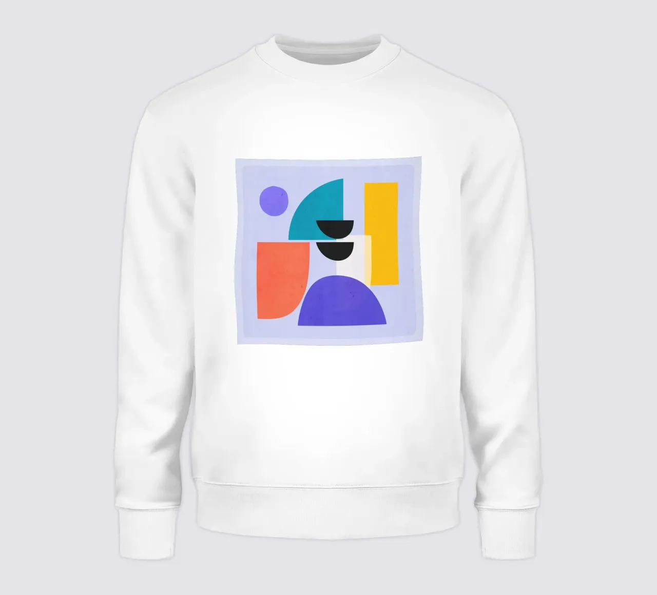Moderne abstrakte minimale Formen a2 Sweatshirt von ThingDesign
