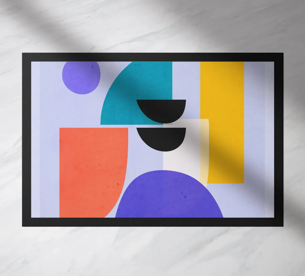 Forme astratte moderne e minimali a2 zerbino da ThingDesign