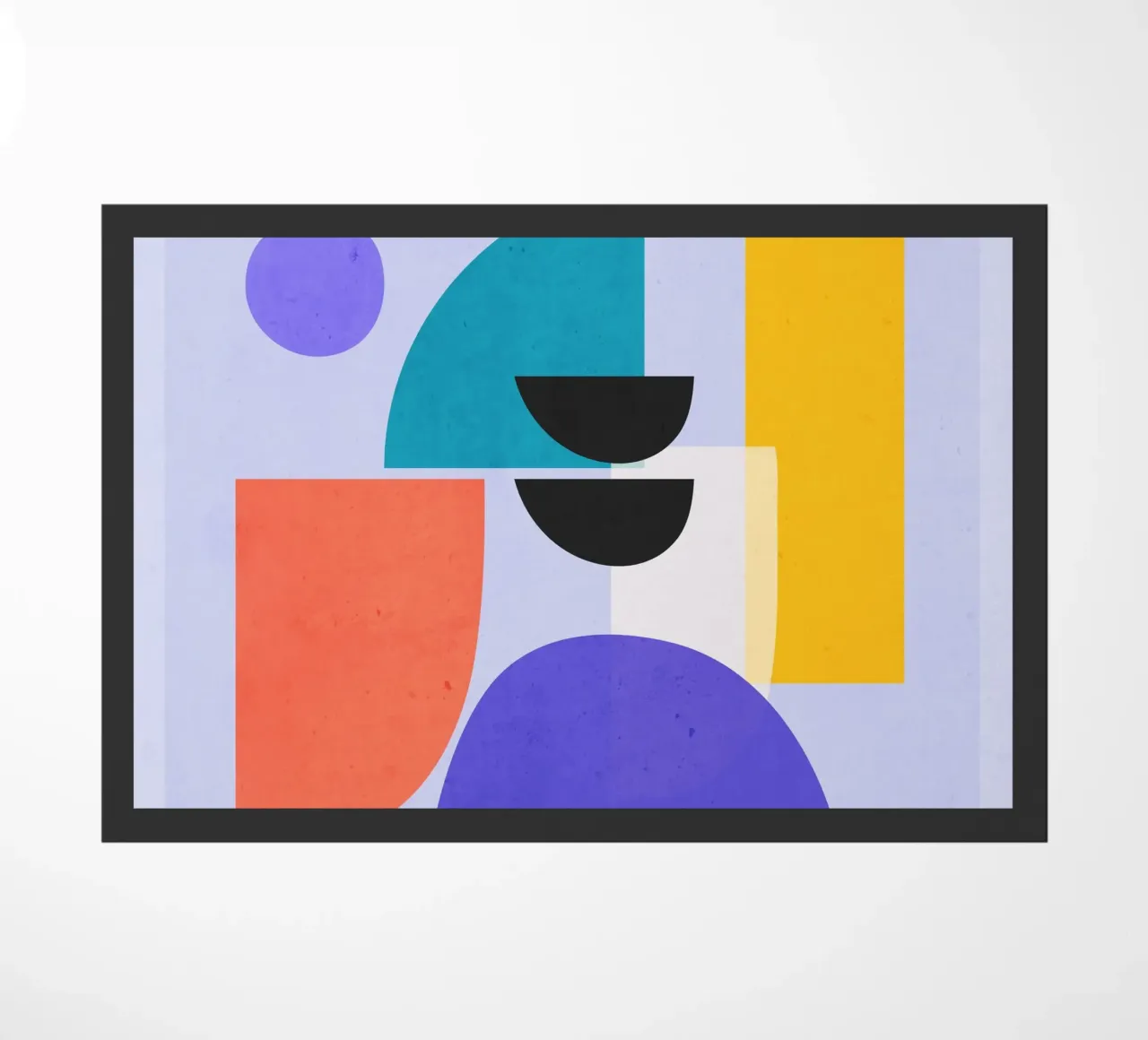 Forme astratte moderne e minimali a2 zerbino da ThingDesign