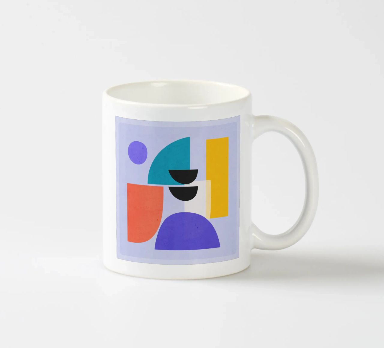 Forme astratte moderne e minimali a2 tazza in ceramica da ThingDesign