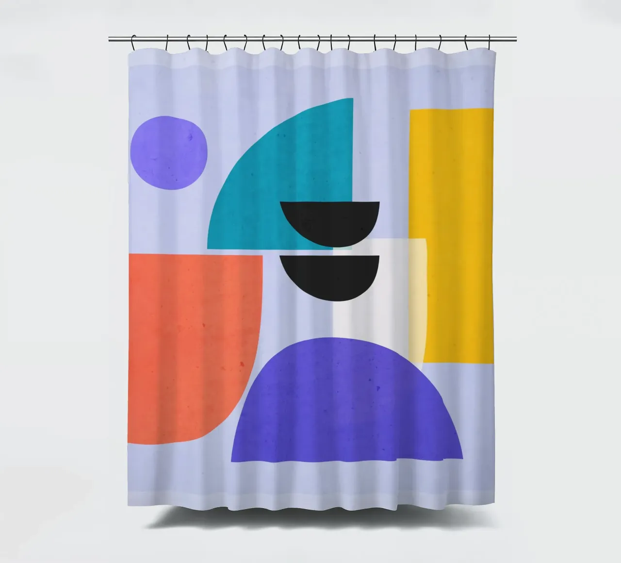 Forme astratte moderne e minimali a2 tenda da doccia da ThingDesign