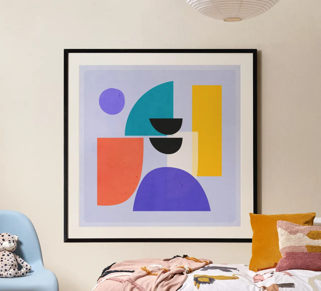 Modern Abstract Minimal Shapes a2 hahnemühle by ThingDesign