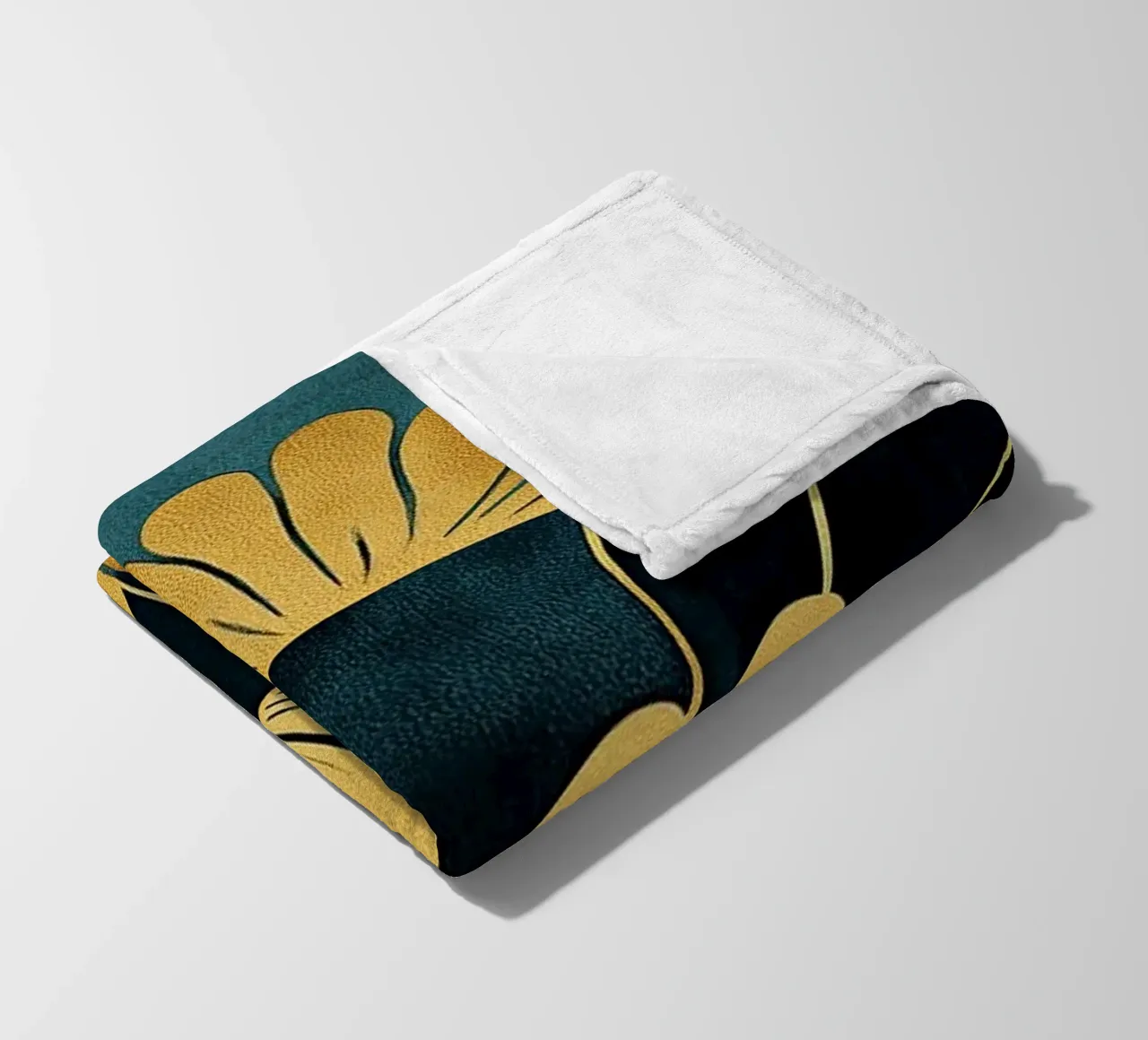 Art Deco "Luxe in Every Line" coperta in pile da Nikis Art Studio