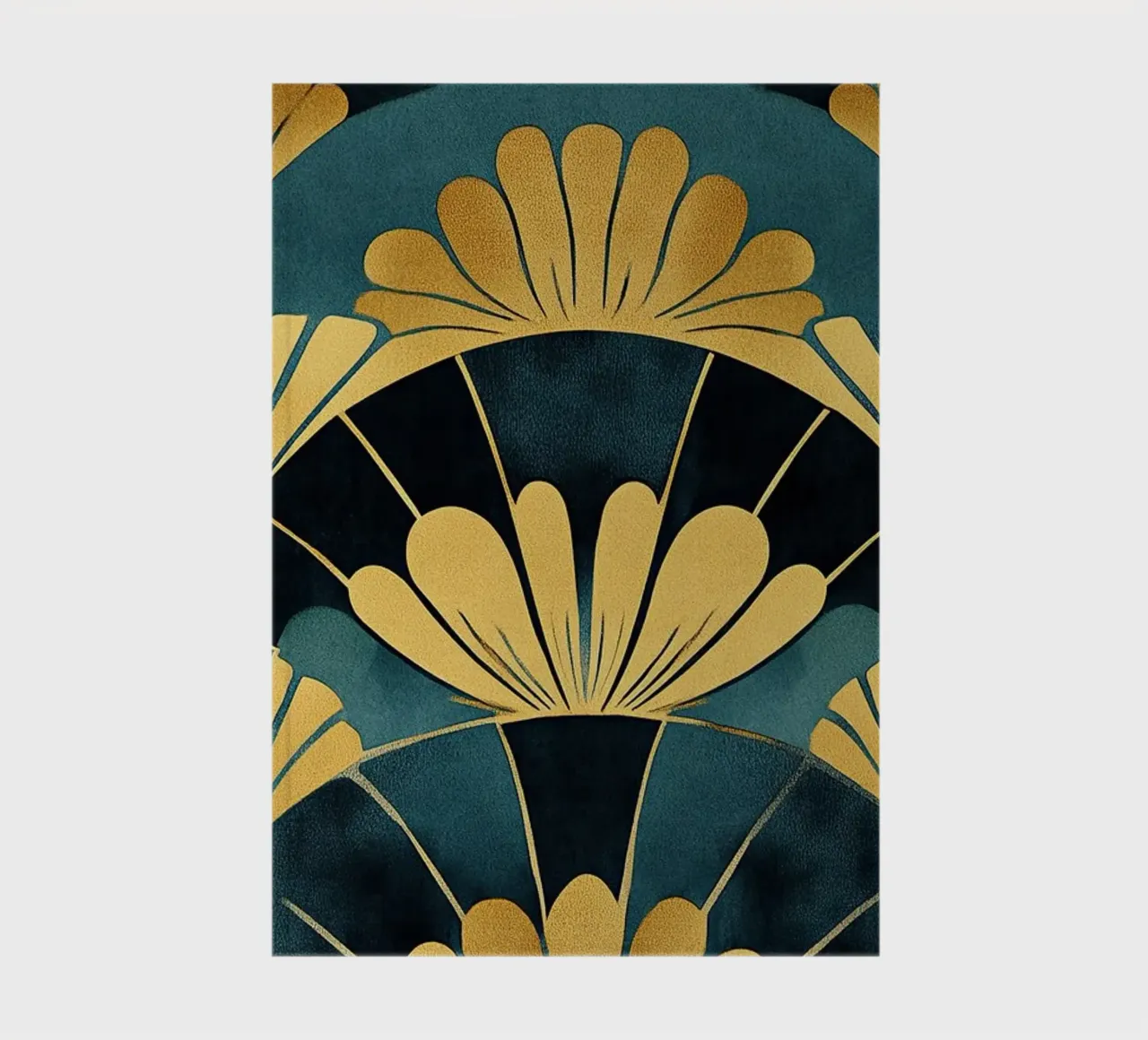 Art Deco "Luxe in Every Line" notebook by Nikis Art Studio