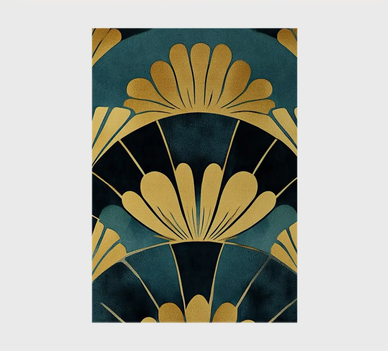 Art Deco "Luxe in Every Line" notebook by Nikis Art Studio