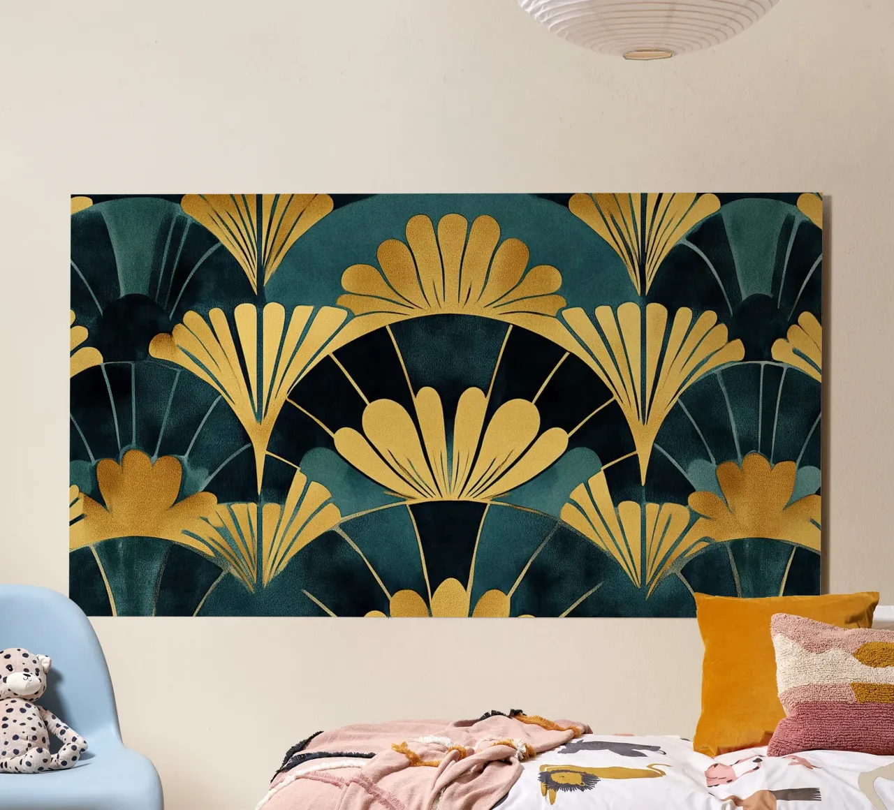 Art Deco "Luxe in Every Line" alluminio dibond da Nikis Art Studio
