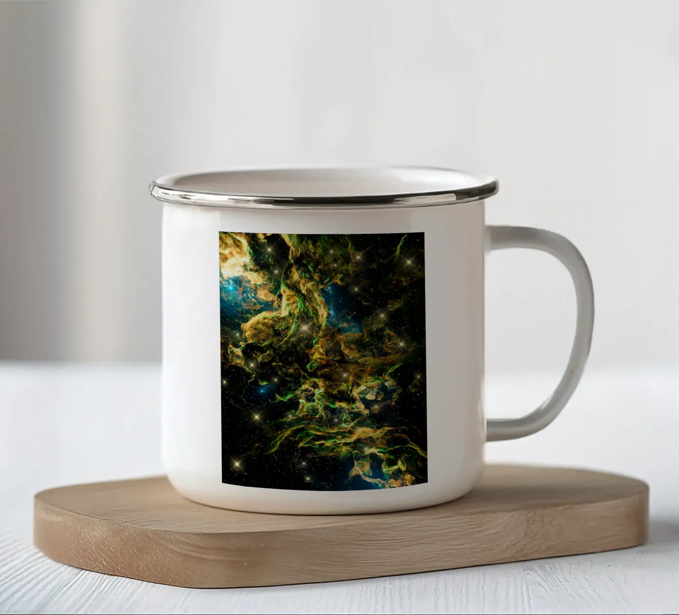 Voidscape emaille mok van Stellar Dream Art