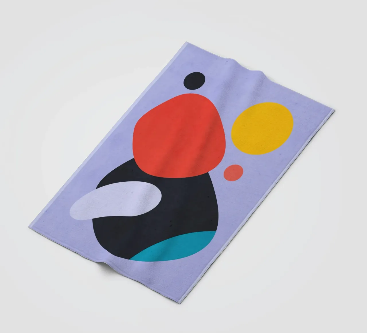 Forme astratte moderne e minimali a3 coperta in pile da ThingDesign