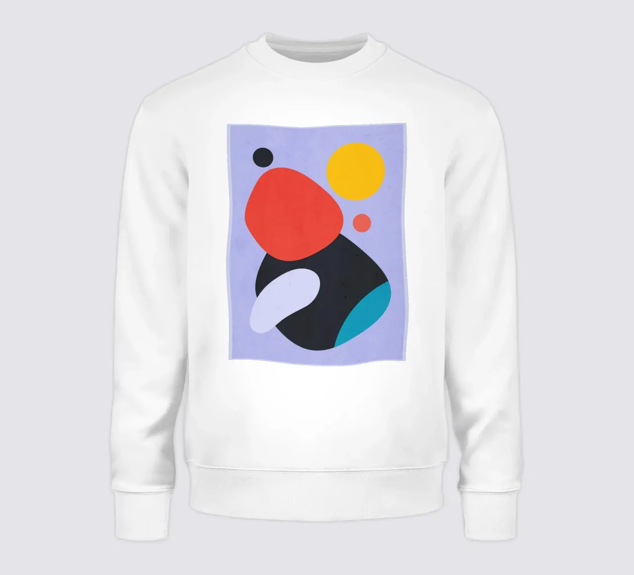 Moderne abstrakte minimale Formen a3 Sweatshirt von ThingDesign