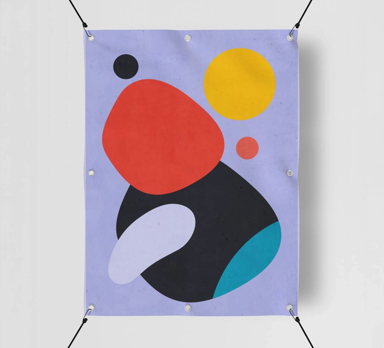 Forme astratte moderne e minimali a3 telo in pvc da ThingDesign