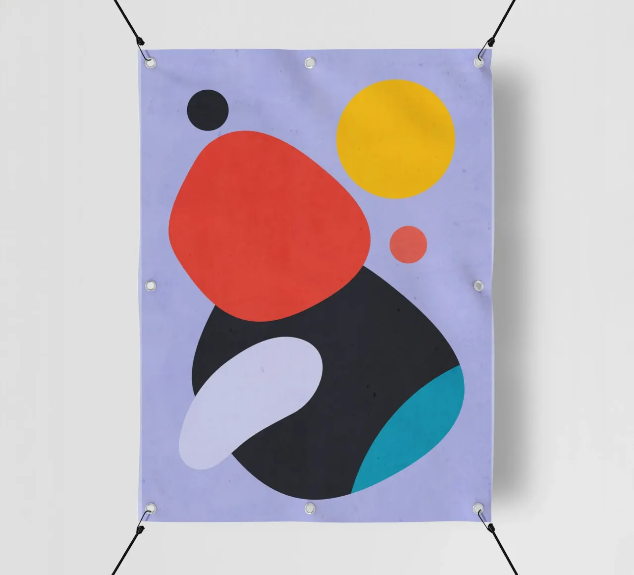 Forme astratte moderne e minimali a3 telo in pvc da ThingDesign