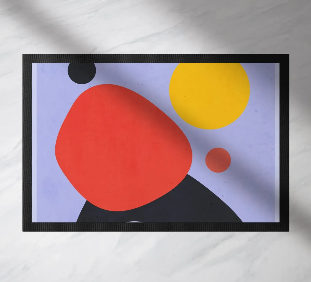 Forme astratte moderne e minimali a3 zerbino da ThingDesign