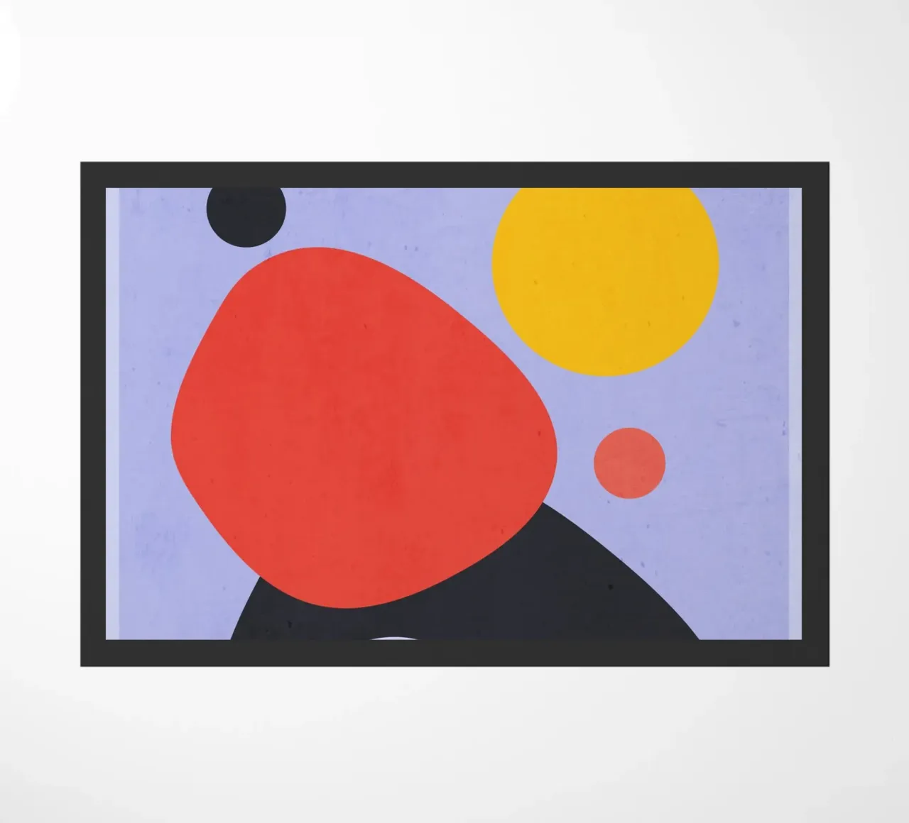 Forme astratte moderne e minimali a3 zerbino da ThingDesign